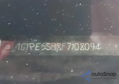 2015 Chevrolet Cruze 2Lt Auto z USA, uszkodzony, nr VIN 1G1PE5SB8F7108094